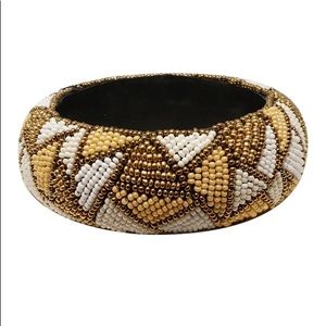 Mosaic seedbead bracelet